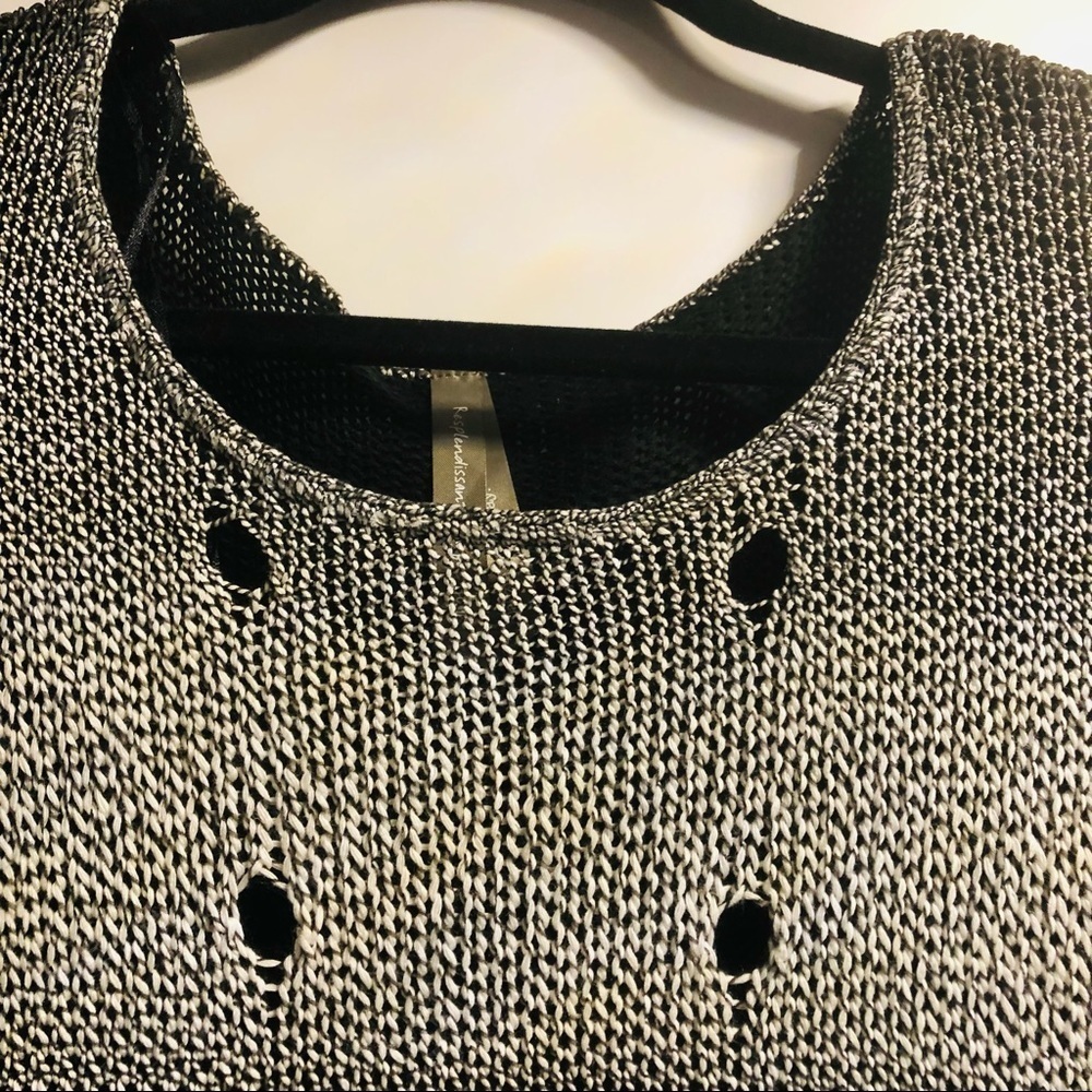 Plus Size 4X Ombré Bl/Grey Tunic Sweater Pennington’s - Picture 4 of 7